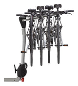 RidgeBack 5-Bike Hitch Mount Bike Rack, Fits 1-1/4, 2-in Receiver, Granite Grey